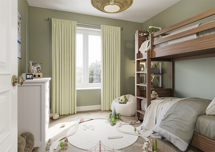 Harris, Beryl Green - Made to Measure Curtains - Image 7